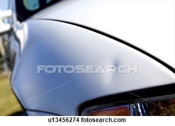 Stock Photo   Dent On Front Fender  Fotosearch   Search Stock Photos