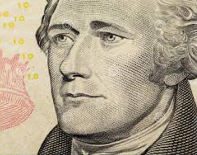 Alexander Hamilton S Face On The  10 Bill