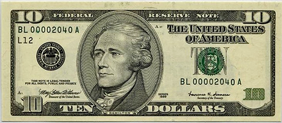 Before   Alexander Hamilton On Ten Dollar Bill