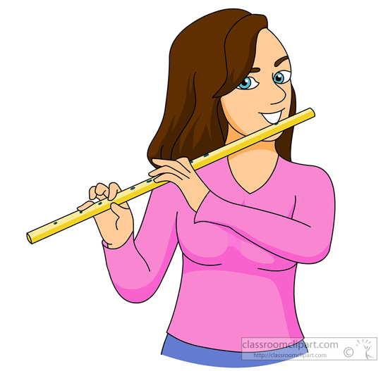 Flute Player Clip Art Flute Player Clipart Flute