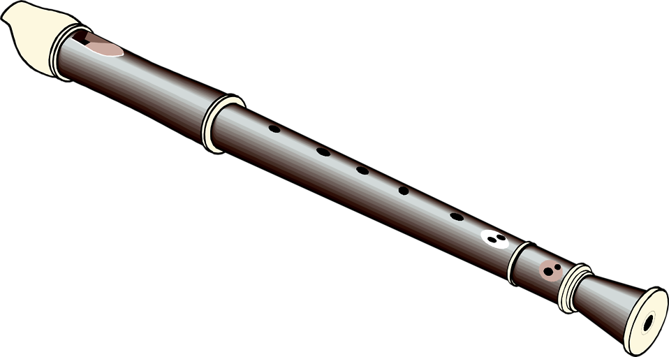 Free Stock Photo   Illustration Of A Recorder Flute     8560
