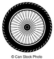 Motorcycle Wheel Vector   Image Of Motorcycle Wheel Vector