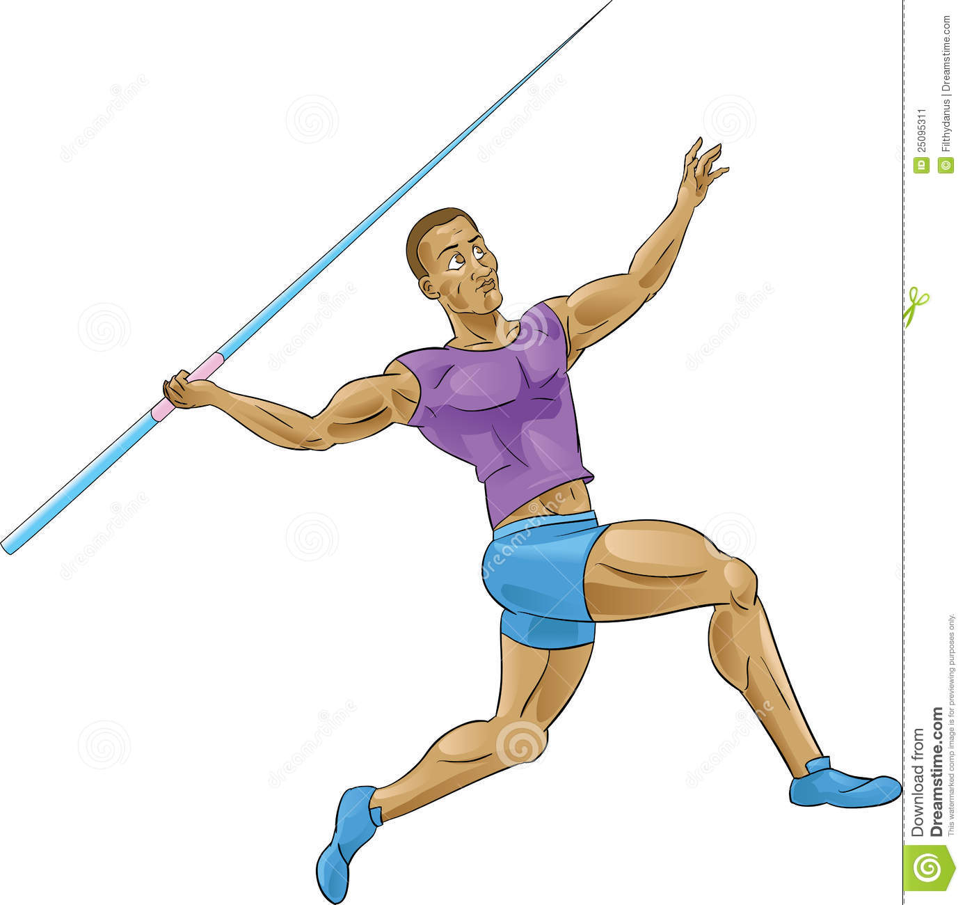Olympics Spear Throwing Javelin Stock Image   Image  25095311