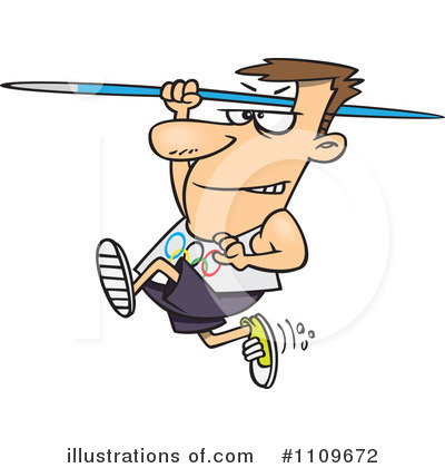 Royalty Free Rf Javelin Clipart Illustration By Ron Leishman Stock