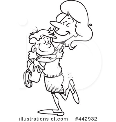Royalty Free  Rf  Mother Clipart Illustration By Ron Leishman   Stock