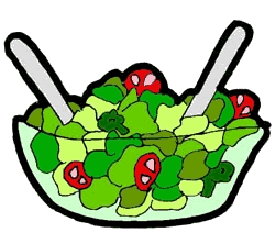 Salad Clip Art Black And White   Clipart Panda   Free Clipart Images