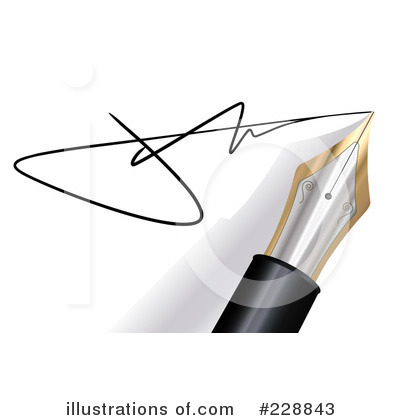 Signature Clipart  228843   Illustration By Oligo
