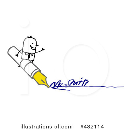 Signature Clipart  432114   Illustration By Nl Shop
