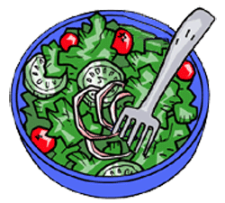 Spinach Salad Clipart