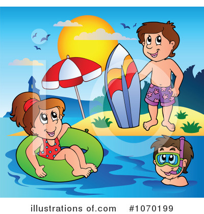Swimming Clipart  1070199 By Visekart   Royalty Free  Rf  Stock