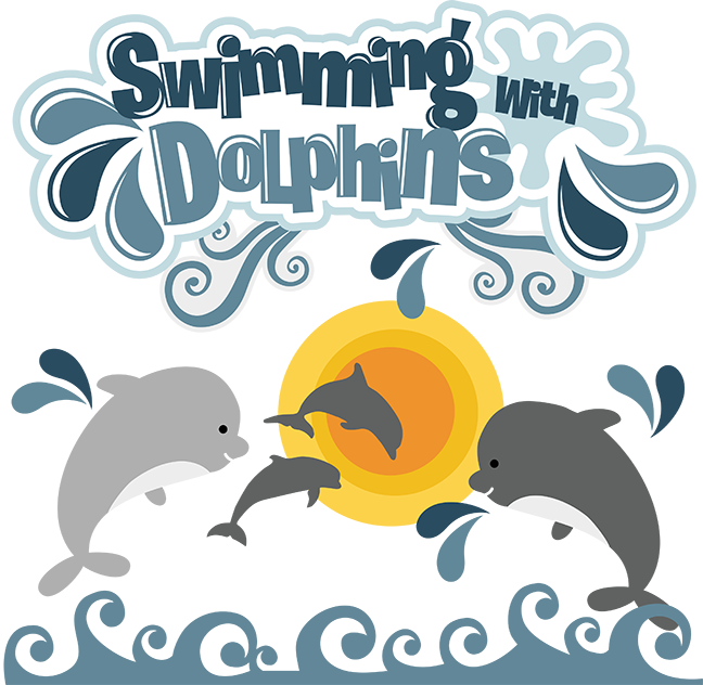 Swimming With Dolphins Svg Dolphin Svg File Dolphin Svg File For