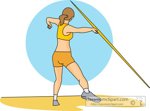 Track And Field Clipart   Javelin Throw Sports 07   Classroom Clipart