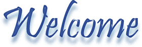 Welcome Clipart On White Animated   Red And Blue