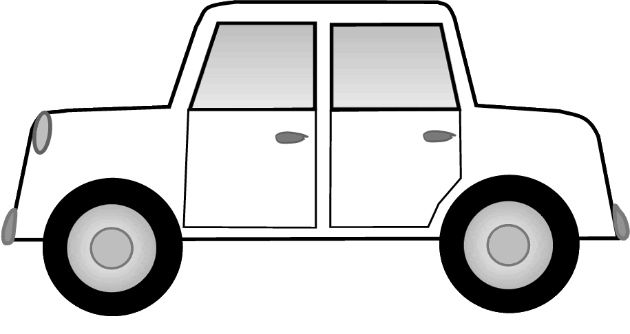 White Car Sketch Clipart 15 Cm Long Gif By Puzzled Pics   Photobucket
