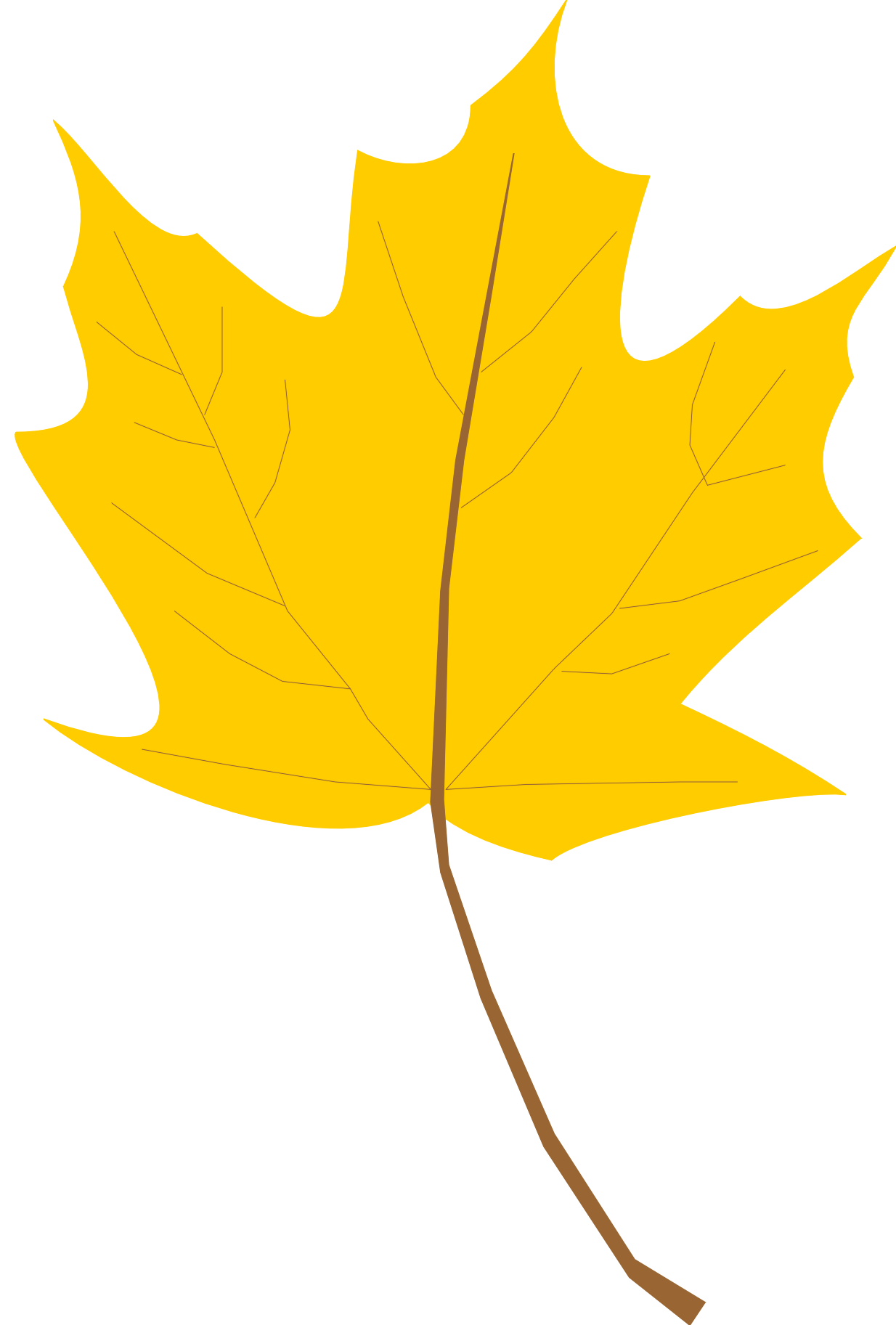 Yellow Leaves Clip Art   Clipart Panda   Free Clipart Images