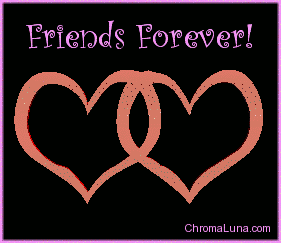 Another Friendship Image   Friends Forever Linked Hearts  For Myspace