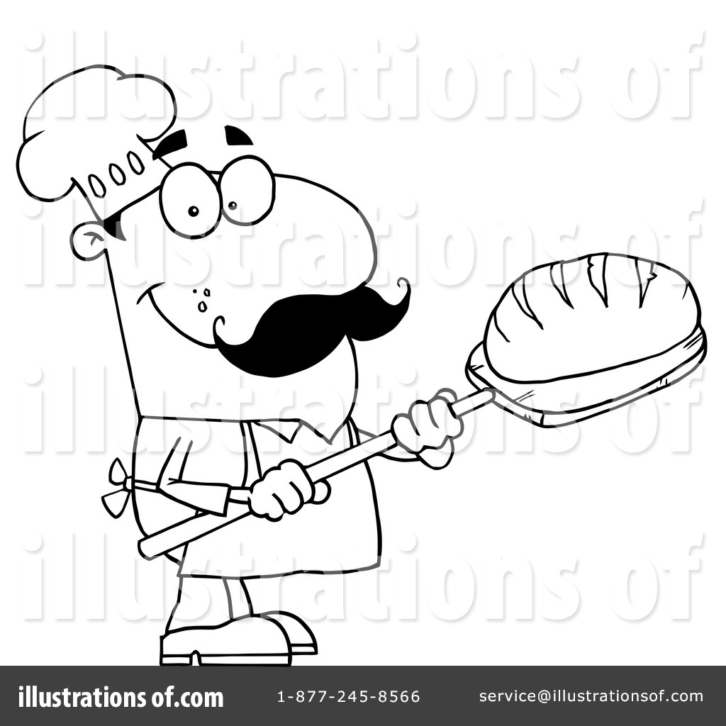 Bakers Man Hat Colouring Pages
