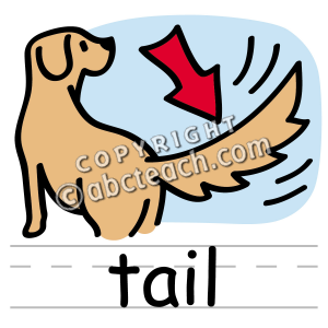 Clip Art  Basic Words  Tail   Clipart Panda   Free Clipart Images
