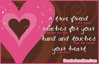 Friendship Touches Heart Quote