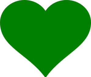 Green Heart Clip Art At Clker Com   Vector Clip Art Online Royalty    