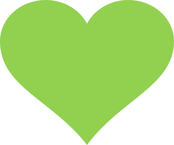 Green Heart Clip Art   Vector Clip Art Online Royalty Free   Public