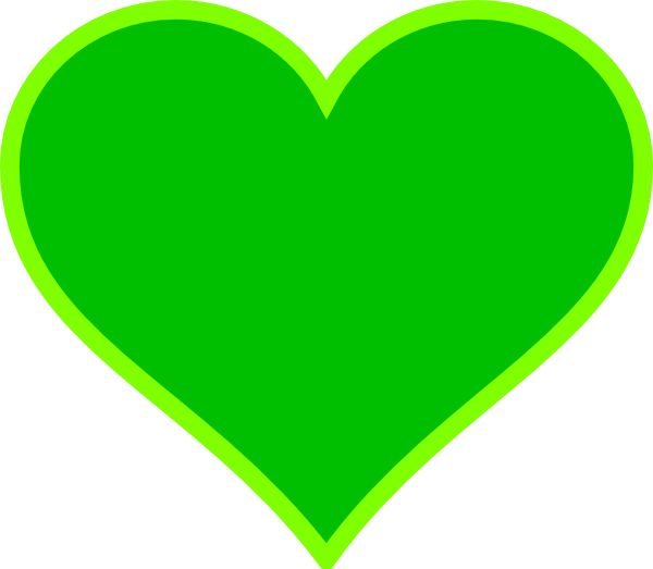 Green Heart Clip Art   Vector Clip Art Online Royalty Free   Public    