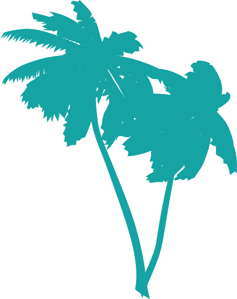 Palm Tree Silhouette Vector Palm Trees Hi Png