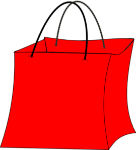 Red Bag Clip Art