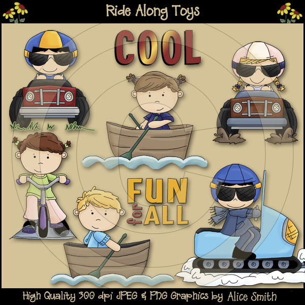 Ride Along Toys Clip Art Download Alice Smith Graphics