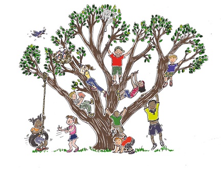 To Climb Trees Clipart Clip Art Of Children Climbing