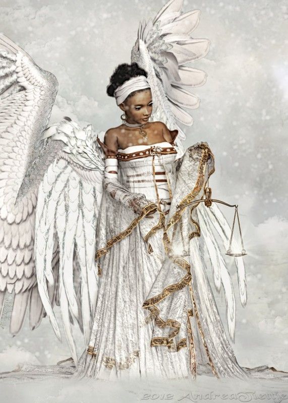 Angel Calling All Angels Faries Color African American