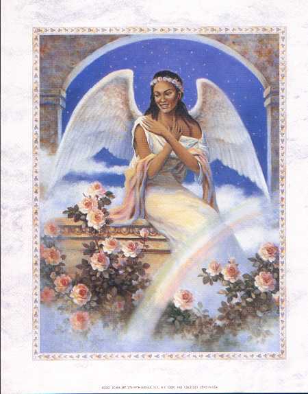 Black Angel With Rainbow Print Code Bangelrainbow An Angel Sits Atop A    