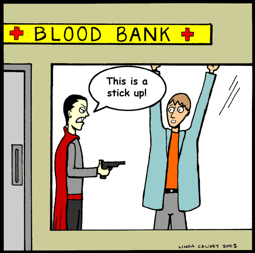 Blood Bank Clip Art Cartoon