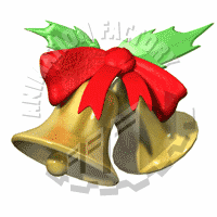Christmas Bells Ringing Animated Clipart