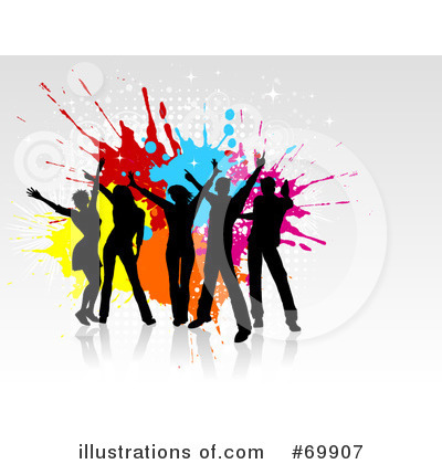Dancing Clipart  69907 By Kj Pargeter   Royalty Free  Rf  Stock