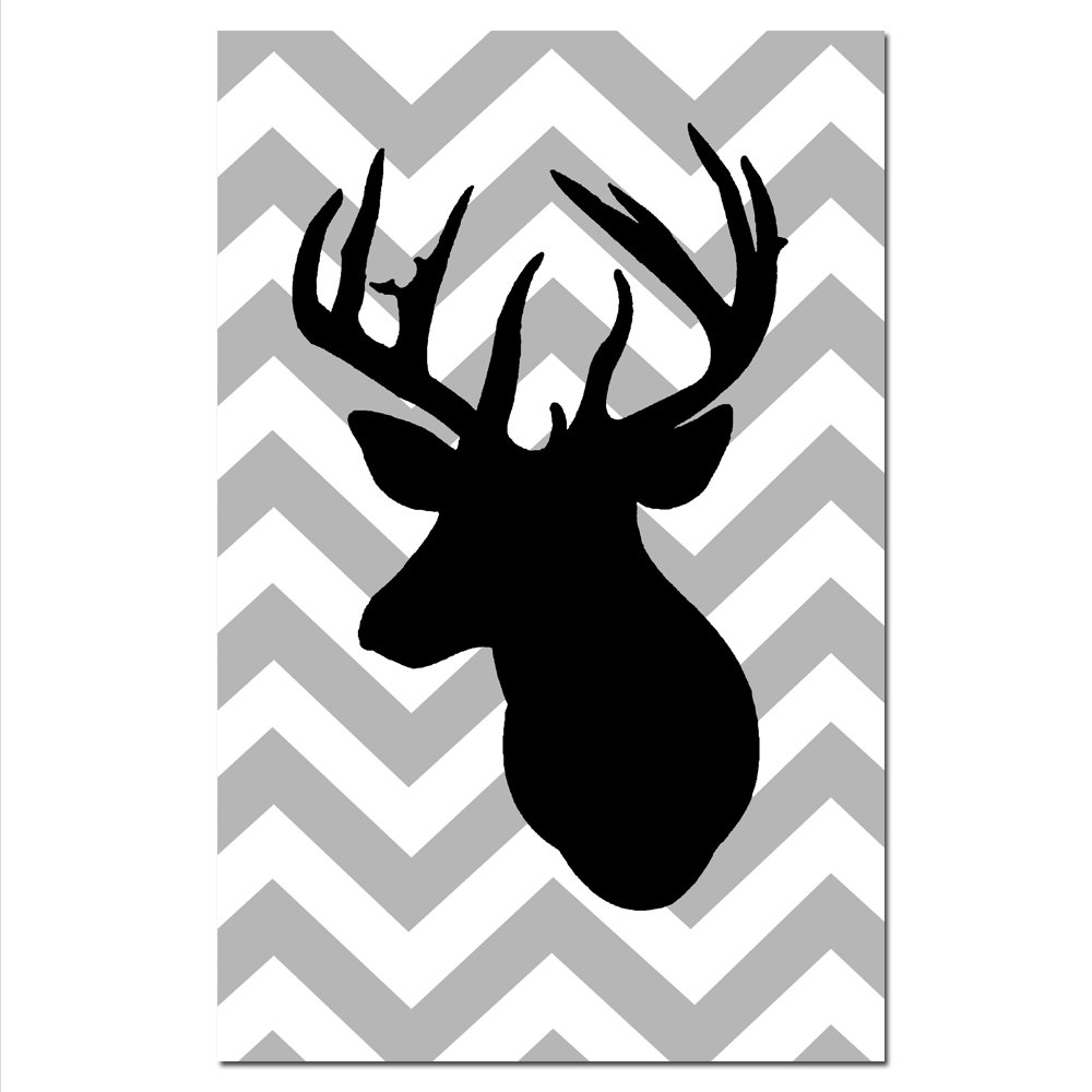 Deer Head Silhouette Clip Art   Cliparts Co