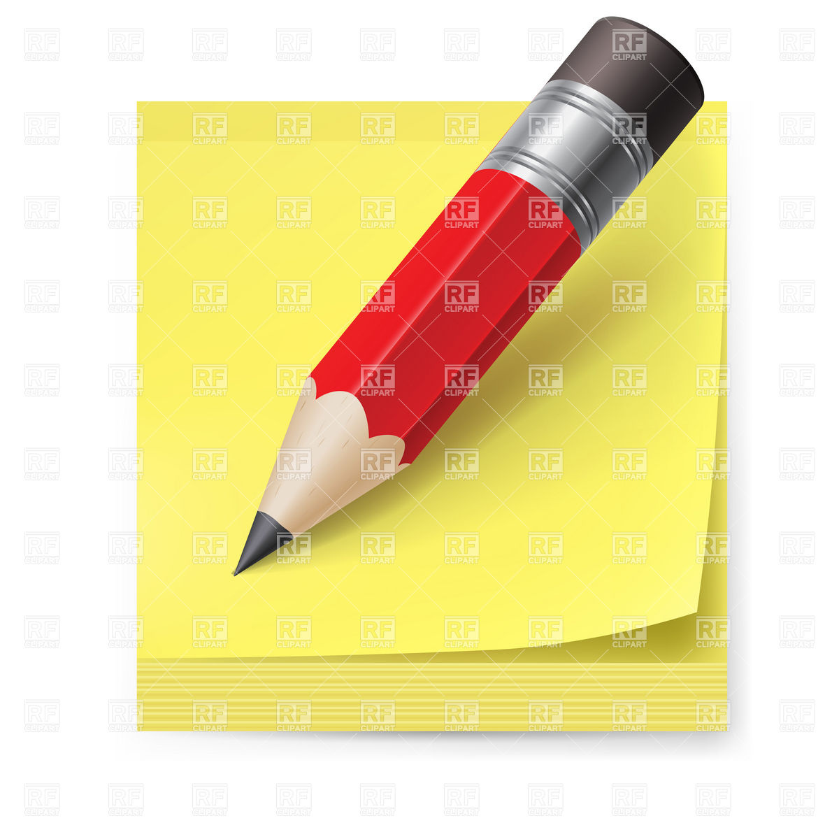 Download Vector About Vector Pencils With Eraser Item 10 At Vector