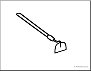 Garden Hoe Colouring Pages