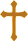 Gold Artistic Cross Embellished Cross Ornate Cross Clip Art Grey