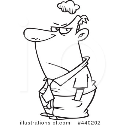 Grumpy Clipart  440202 By Ron Leishman   Royalty Free  Rf  Stock