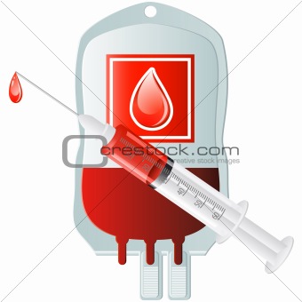 Image 2572683  Blood Donation With Syringe From Crestock Stock Photos