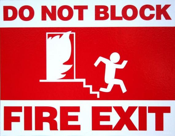 Life Safety Compliance  Keep Your Exits Clear