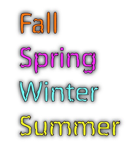 Webwords   Seasons   Classroom Clipart