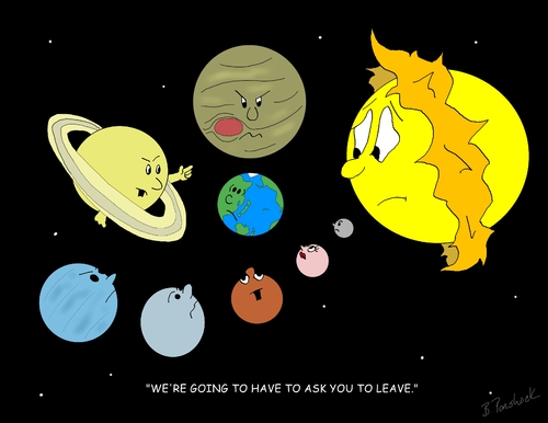 Cartoon  Fed Up Solar System  Medium  By Brian Ponshock Tagged Earth    