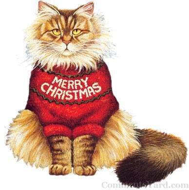 Christmas Cats Want To Hurt You Bad