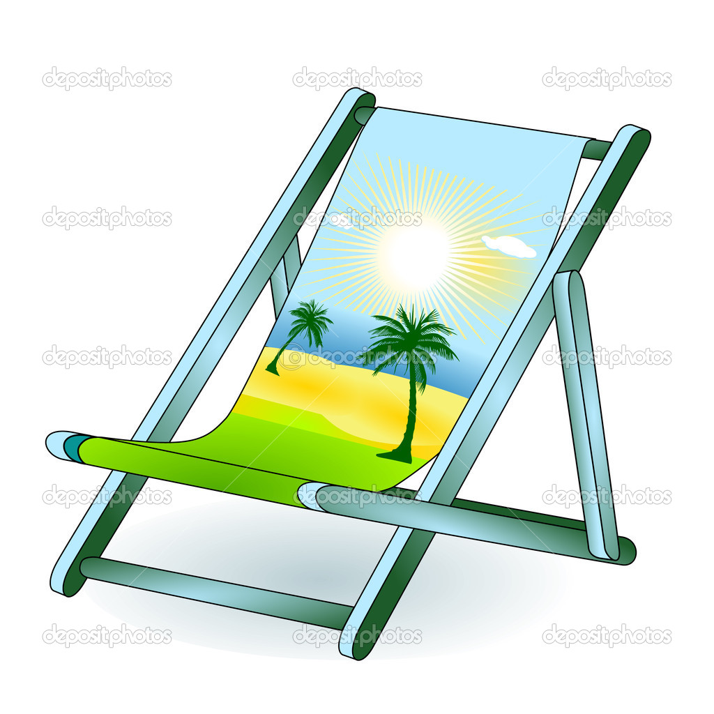 Deck Chair Holiday Dream   Stock Vector   Scusi0 9  3556854