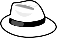 Fedora White   Http   Www Wpclipart Com Clothes Hats Fedora Fedora