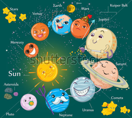 Ilustraci N Vectorial Sistema Solar El Concepto De Im Genes