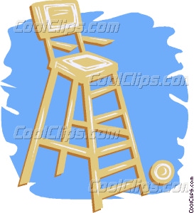 Lifeguard Chair Vector Clip Art