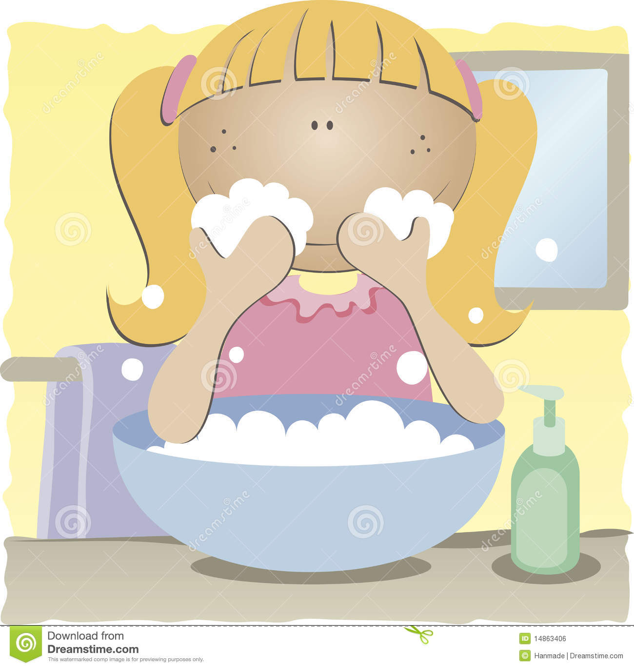 More Similar Stock Images Of   Girl Washing Her Face  